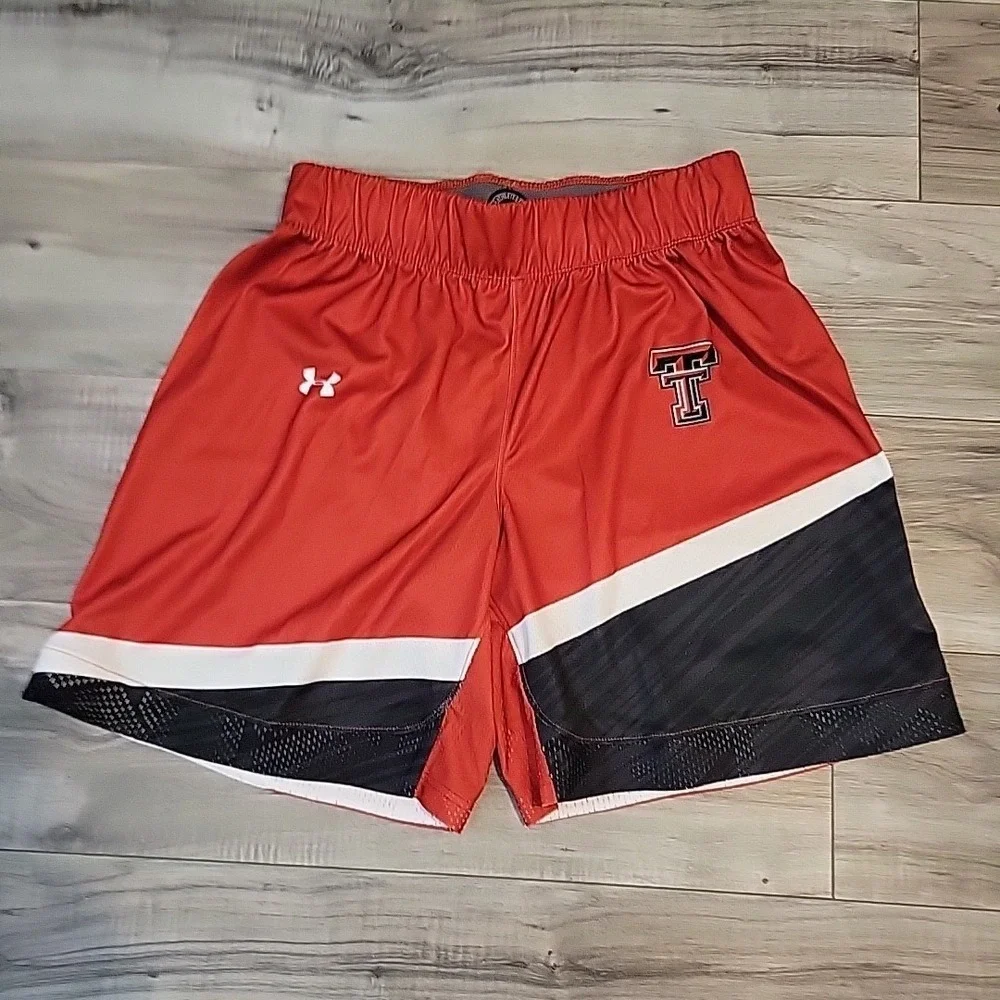 Under Armour‎ Texas Tech Team Basketball Short Men's Small Red